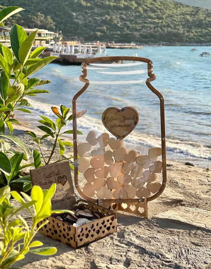 Mason Jar Gästebuch