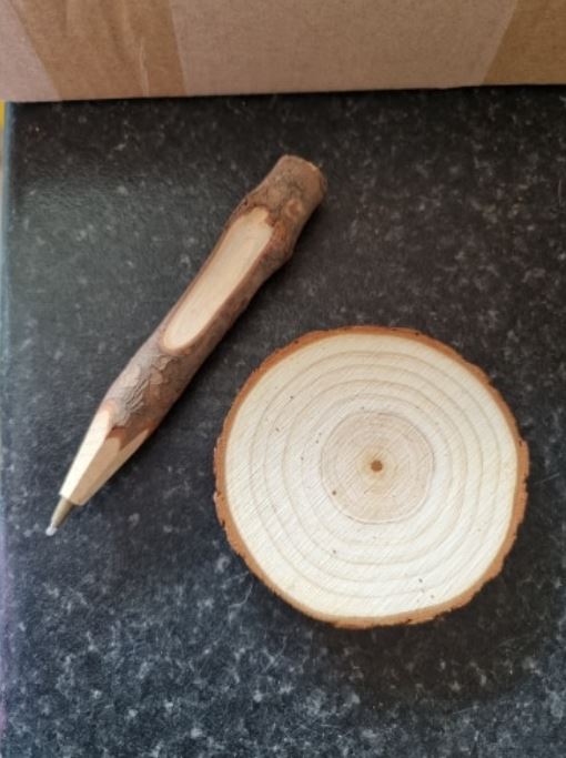 Holzstift & Scheibe