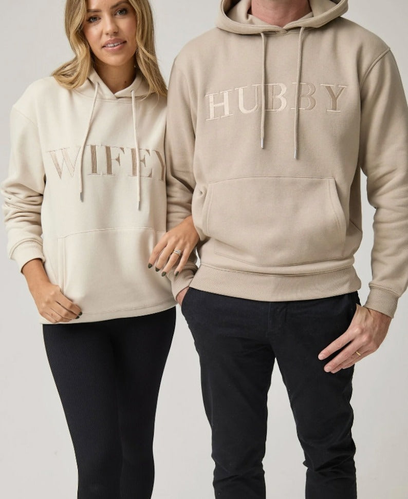 Wifey Hubby Kapuzenpullover 