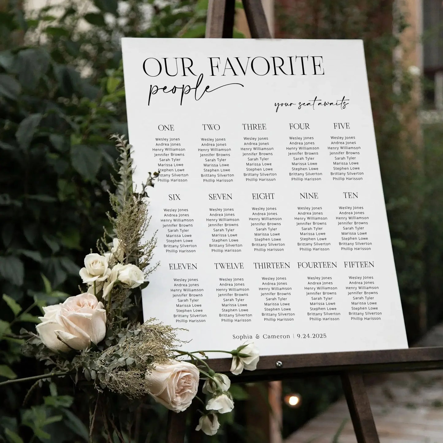 Halskette für die Mutter der Braut