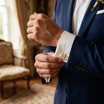 Personalized Initial Cufflinks