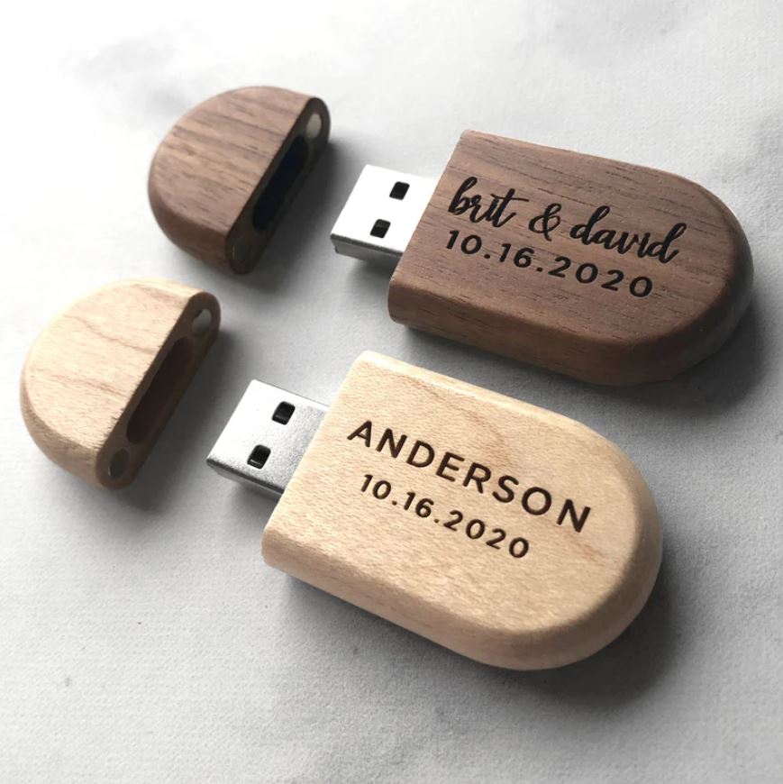 USB-Stick aus Holz 