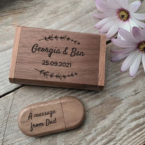 USB-Stick aus Holz 