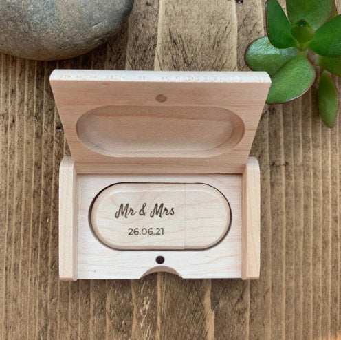 USB-Stick aus Holz 