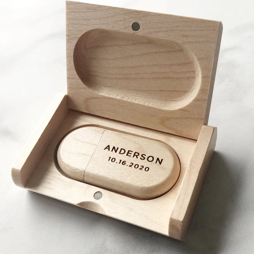 USB-Stick aus Holz 