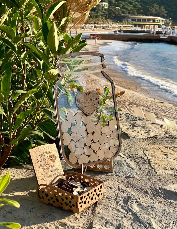 Mason Jar Gästebuch