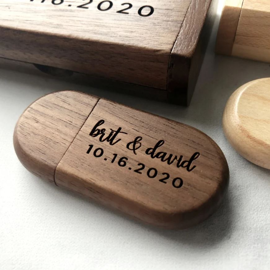 USB-Stick aus Holz 