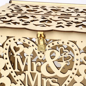 Hochzeitskartenbox - Rustikales Design
