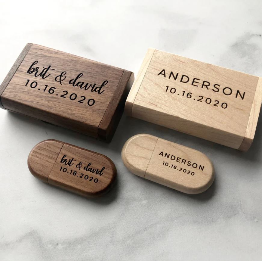 USB-Stick aus Holz 