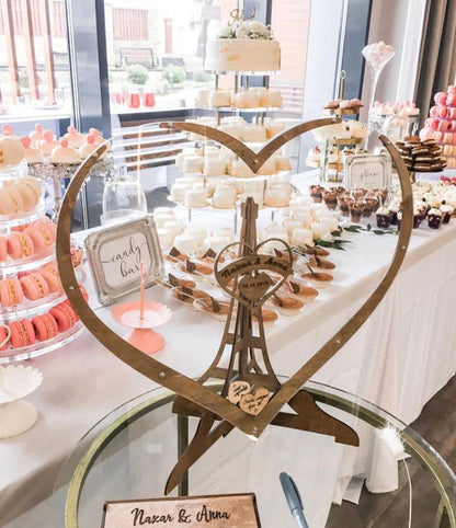 The Wooden Heart Wedding Guest Book + 3 FREE Bonuses