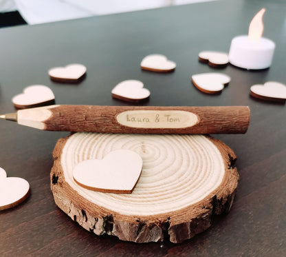 Wooden Pen & Slice